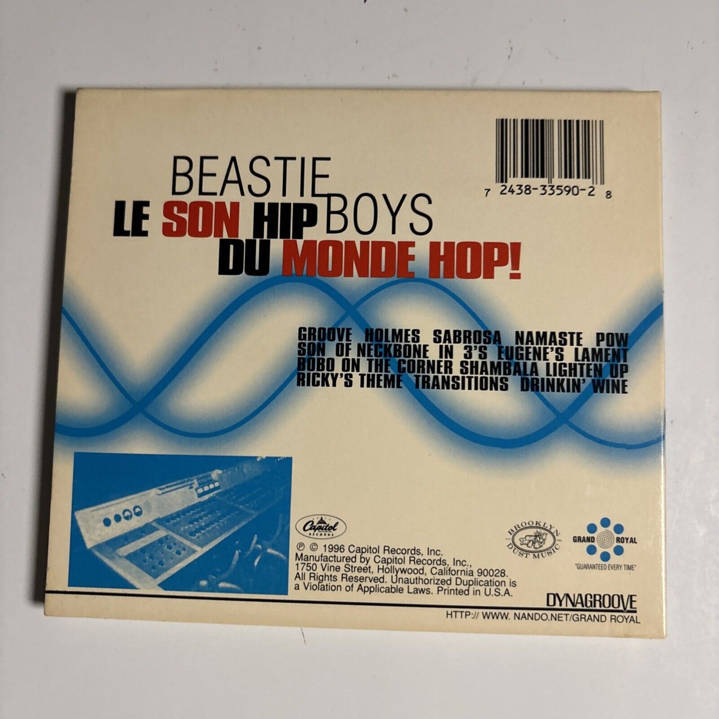 Beastie Boys – The In Sound From Way Out! (CD, 1996)  CDP 7243 8 33590 2 8