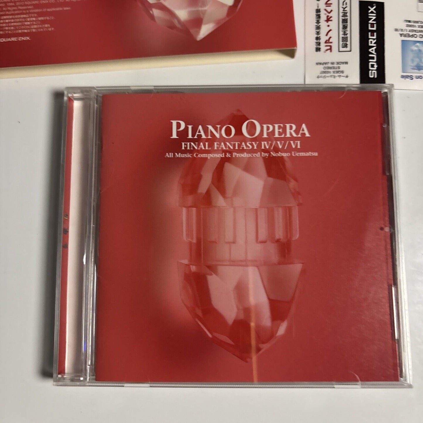 Nobuo Uematsu – Piano Opera Final Fantasy IV/V/VI (CD 2012) Japan sqex-10307 obi