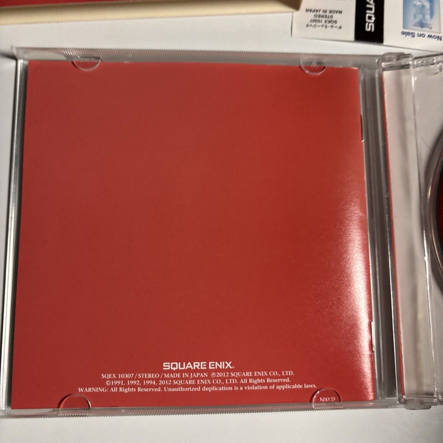 Nobuo Uematsu – Piano Opera Final Fantasy IV/V/VI (CD 2012) Japan sqex-10307 obi