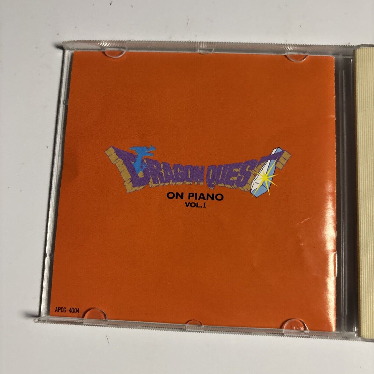 Dragon Quest On Piano Vol.1 - Videogame Soundtrack (CD, 1990) Japan apcg-4004
