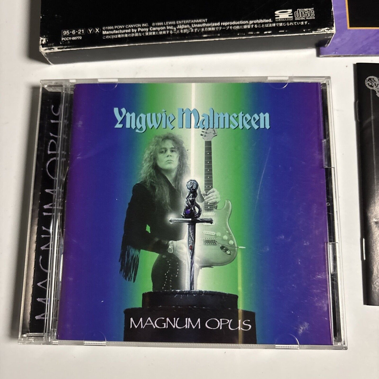 Yngwie Malmsteen – Magnum Opus (CD, 1995) Japan pccy-00772 Slipcase