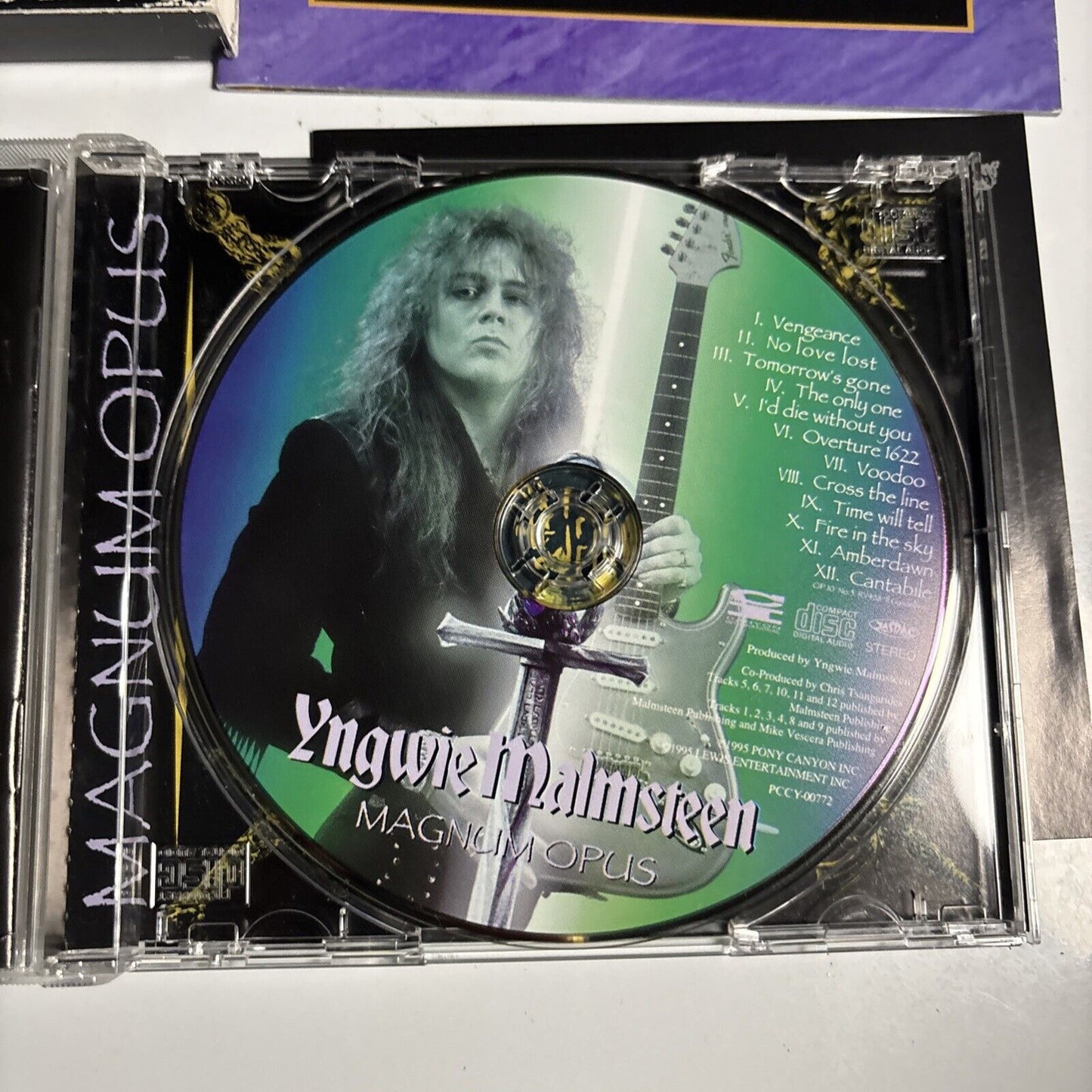 Yngwie Malmsteen – Magnum Opus (CD, 1995) Japan pccy-00772 Slipcase