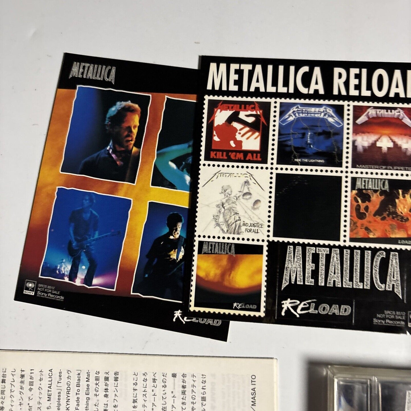 Metallica – Reload (CD, 1997) Japan srcs-8512  Obi stickers
