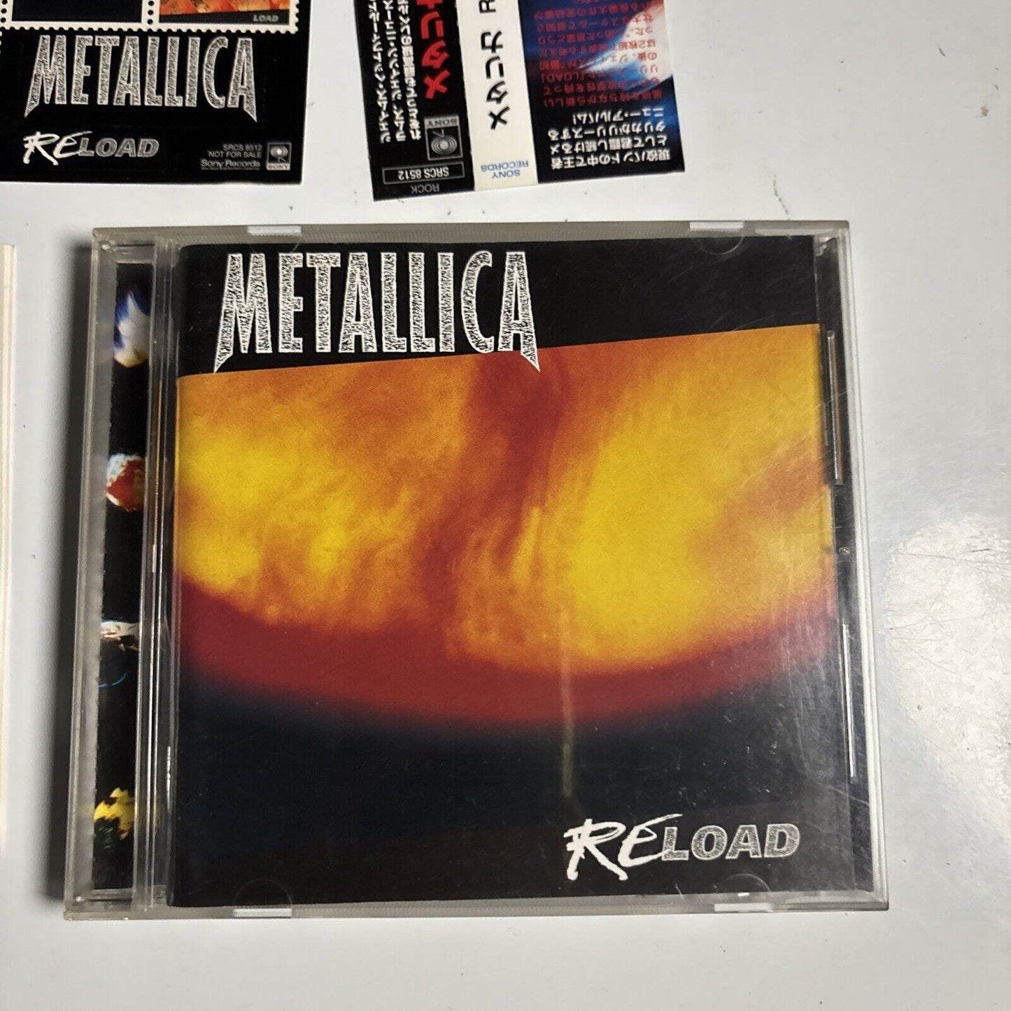 Metallica – Reload (CD, 1997) Japan srcs-8512  Obi stickers