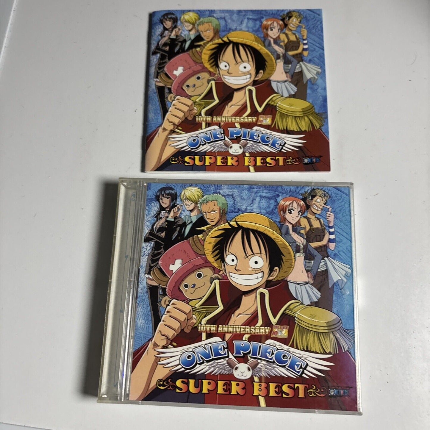 One Piece 10th Anniversary ~ Super Best  (CD, 2007) Japan avca-26235-6