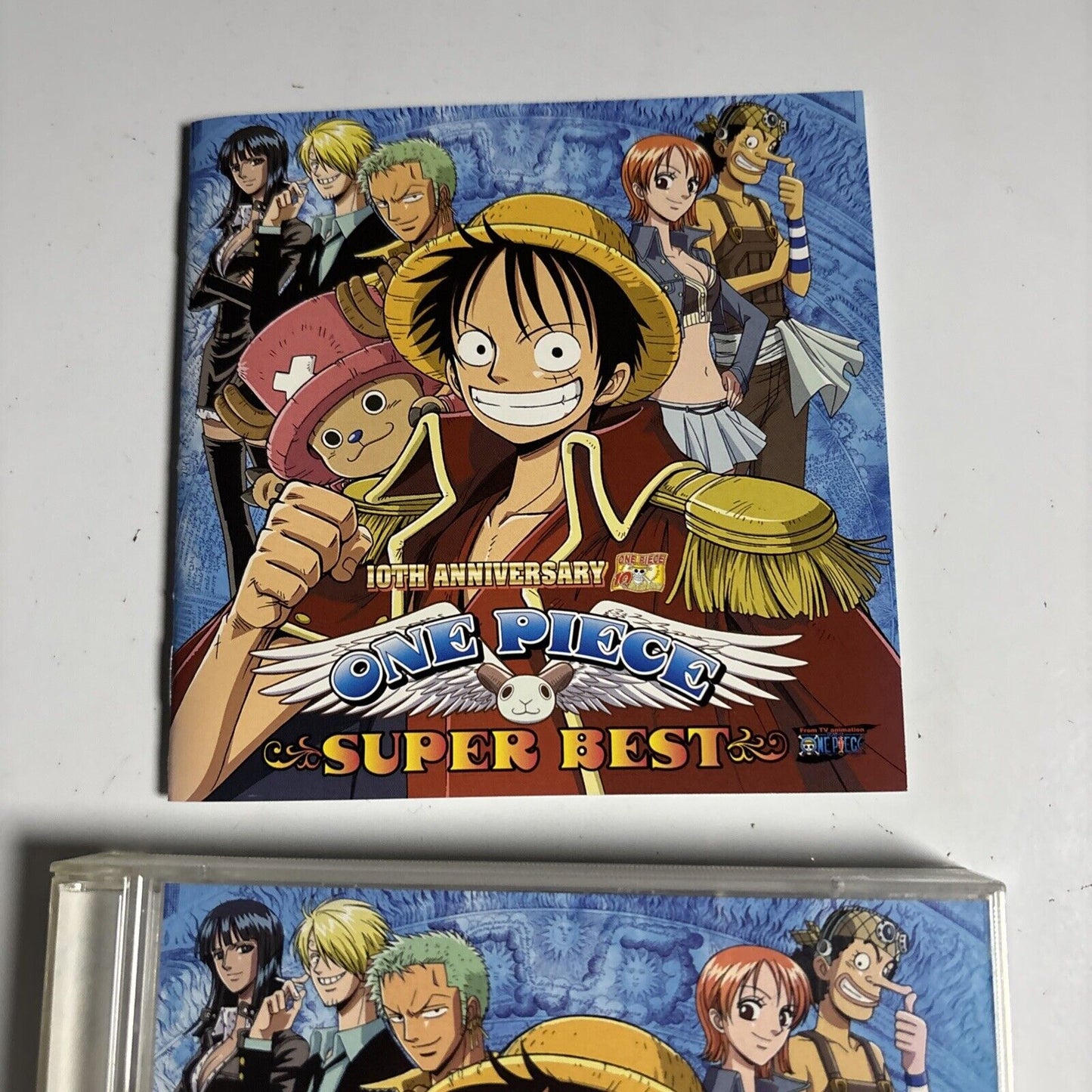 One Piece 10th Anniversary ~ Super Best  (CD, 2007) Japan avca-26235-6