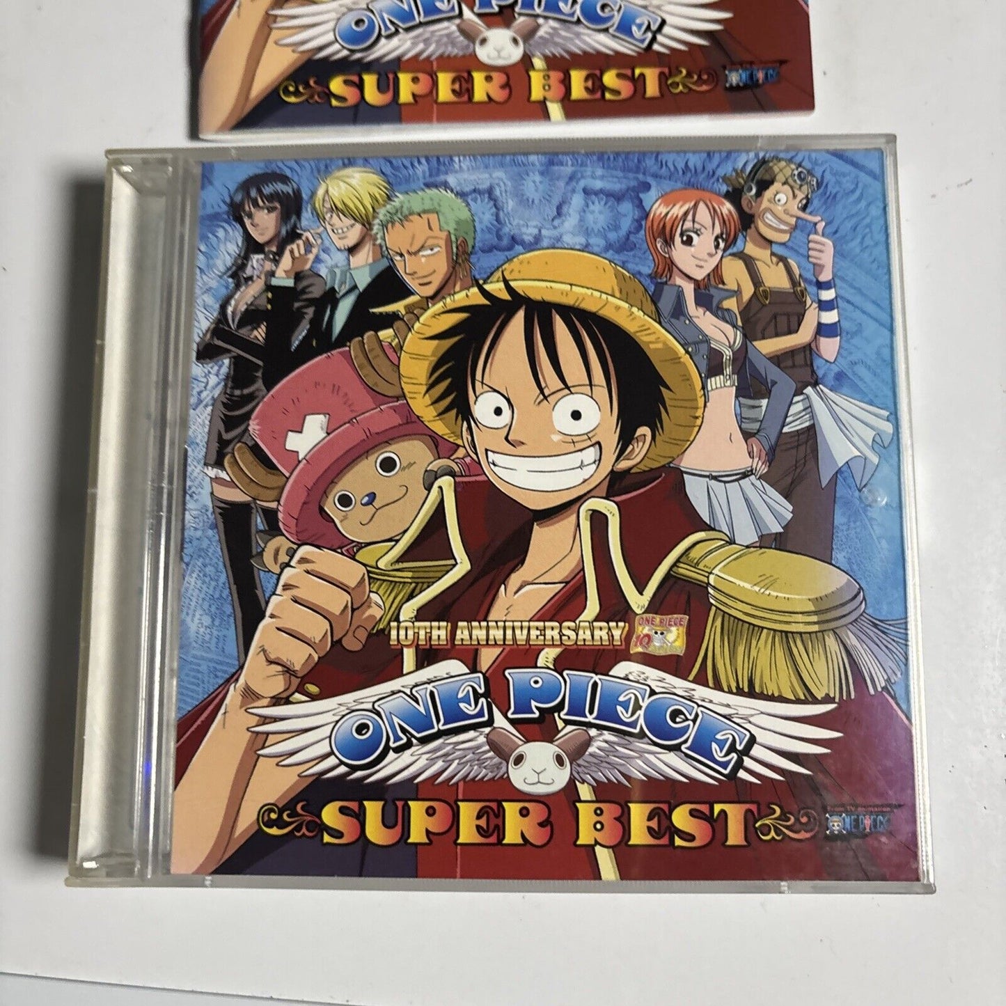 One Piece 10th Anniversary ~ Super Best  (CD, 2007) Japan avca-26235-6