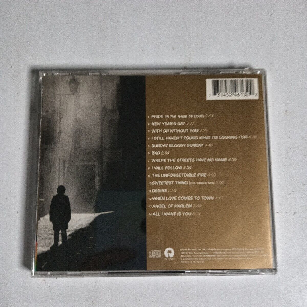 U2 – The Best Of 1980-1990 (CD, 1998)