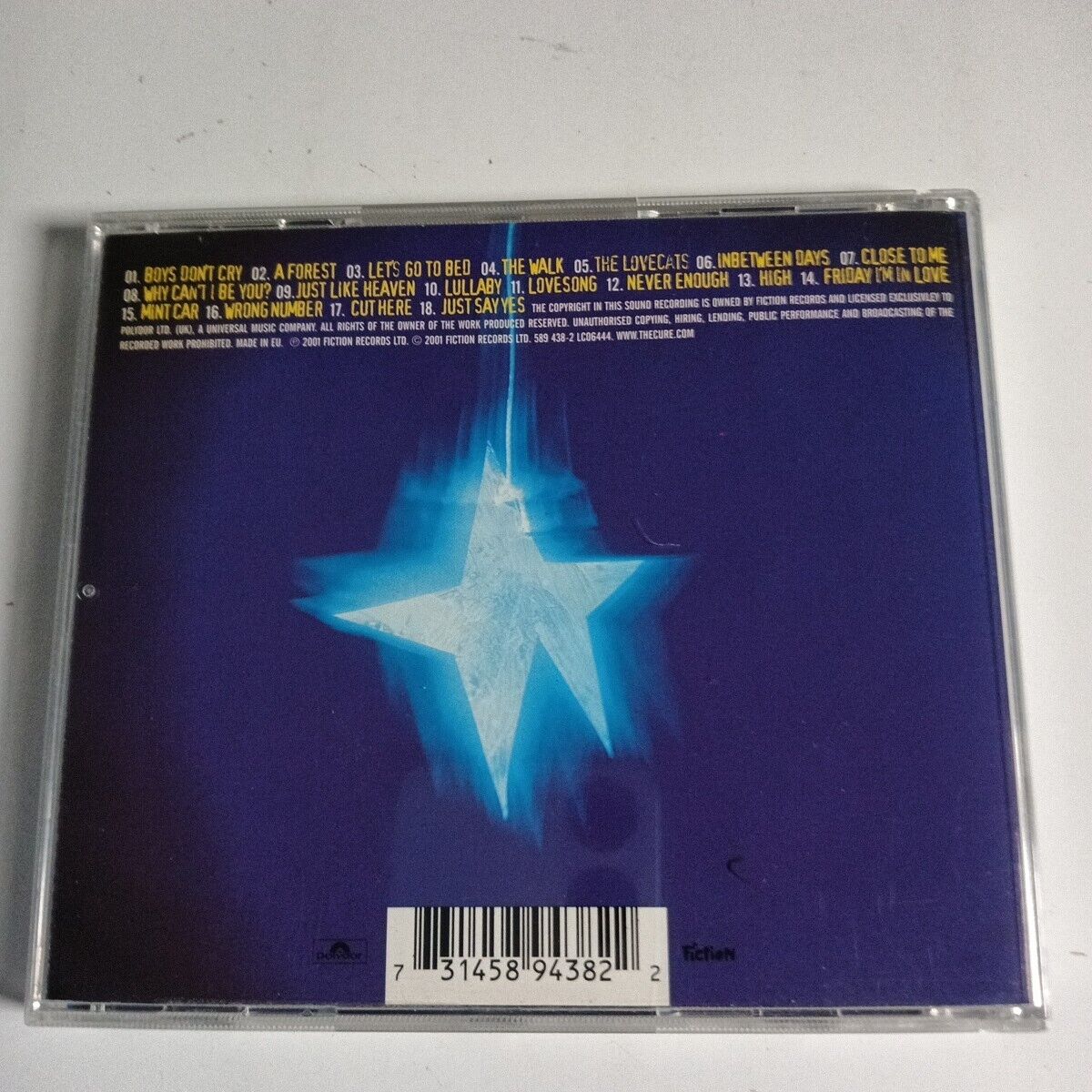 The Cure – Greatest Hits (CD, 2001) FIXCD32