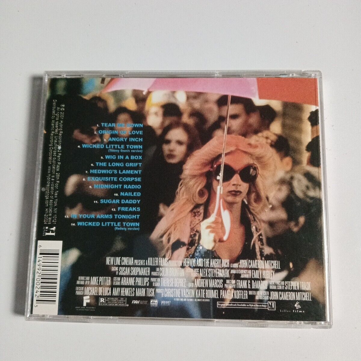 Hedwig And The Angry Inch (Original Motion Picture Soundtrack) (CD, 2001)