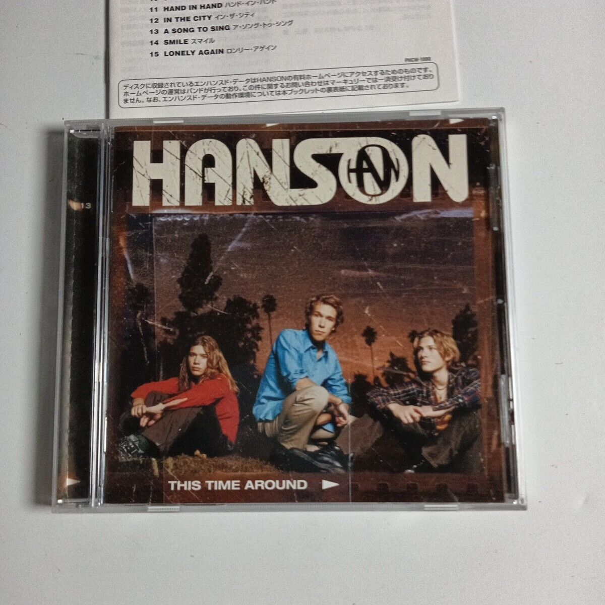 Hanson – This Time Around (CD, 2000) phcw-1080 Japan