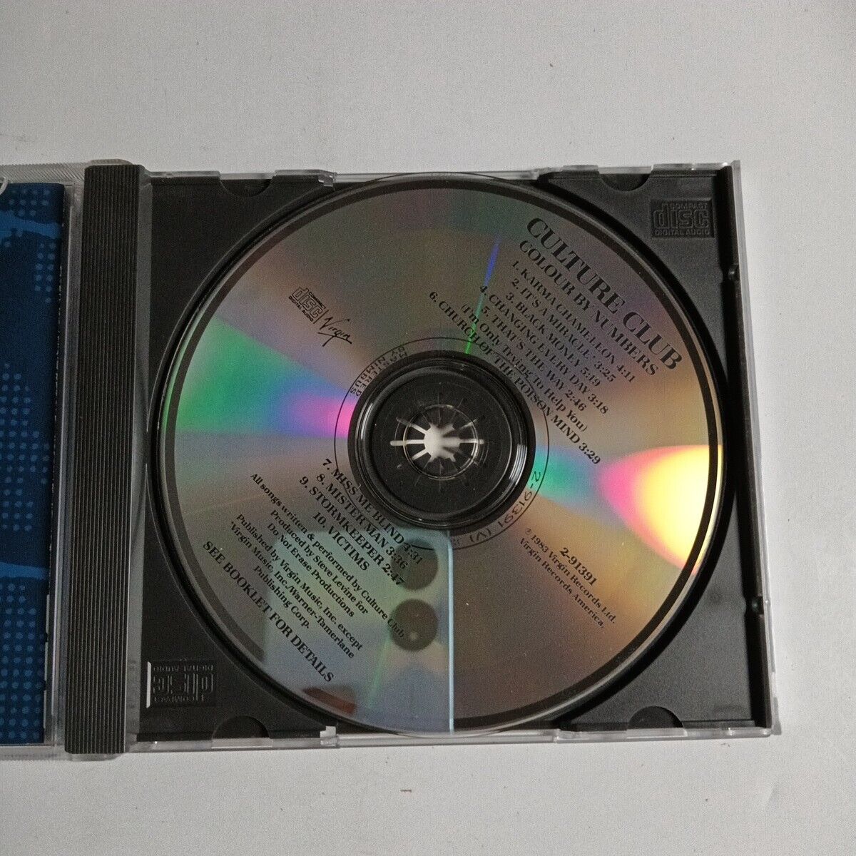 Culture Club – Colour By Numbers (CD, 1990) 2-91391