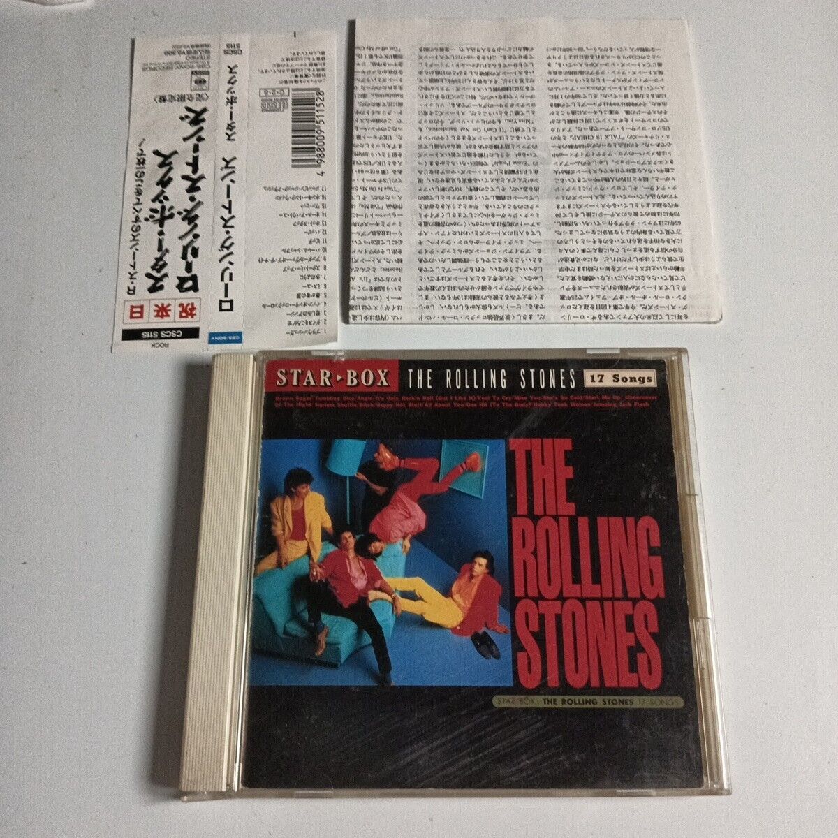 The Rolling Stones – Star Box (CD, 1990) cscs-5115 Japan Obi