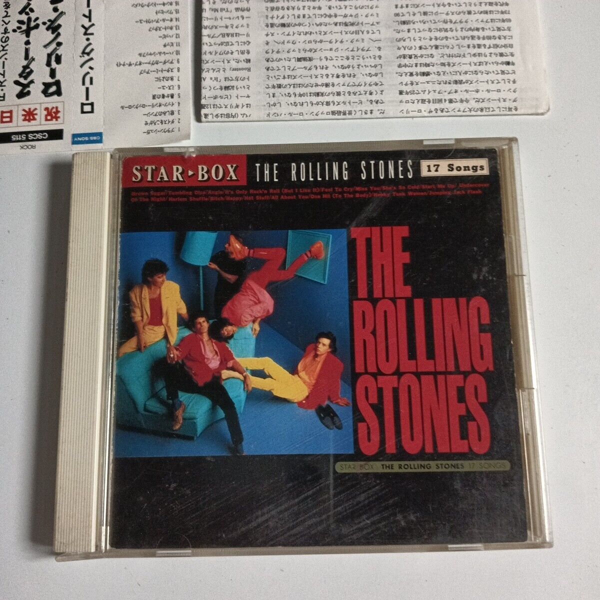 The Rolling Stones – Star Box (CD, 1990) cscs-5115 Japan Obi