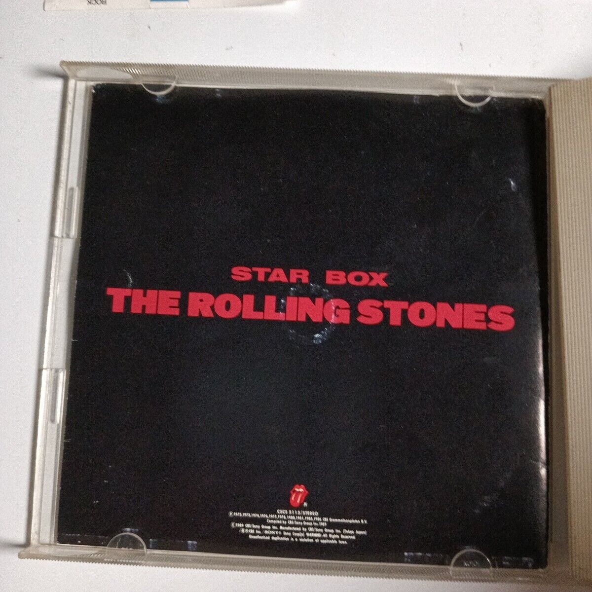The Rolling Stones – Star Box (CD, 1990) cscs-5115 Japan Obi
