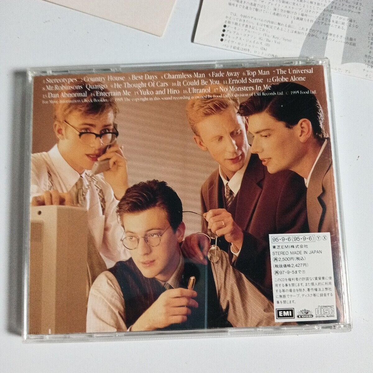 Blur – The Great Escape (CD, 1995) tocp-8633  Japan