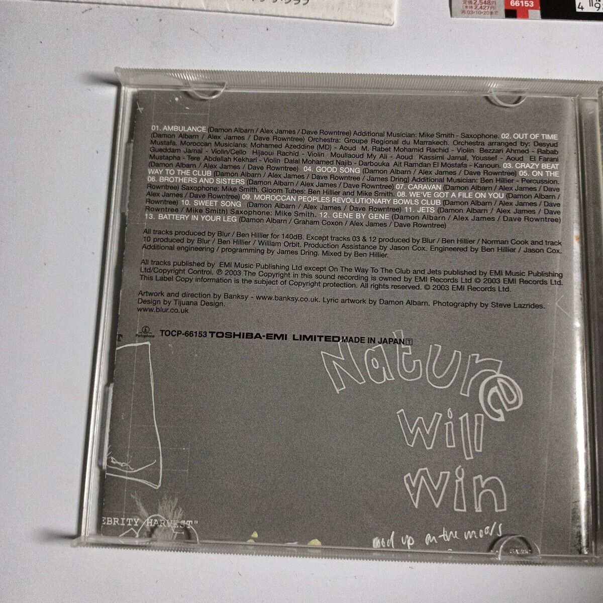 Blur – Think Tank (CD, 2003) tocp-66153 Japan  Obi