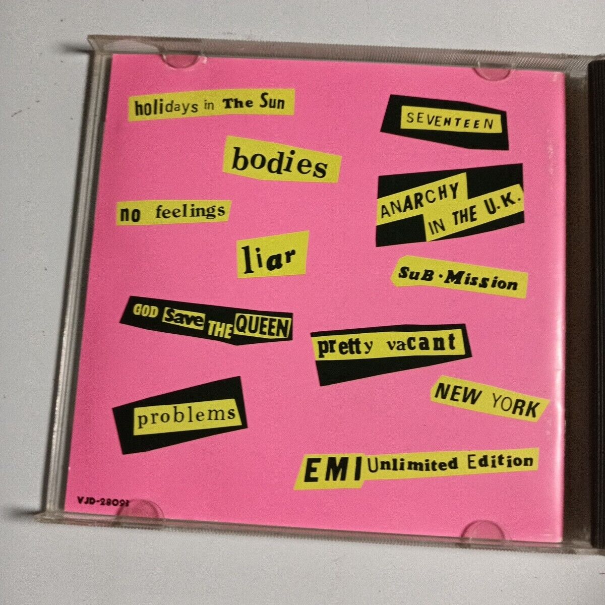 Never Mind The Bollocks Here's The Sex Pistols (CD, 1988) vjd-28093 Japan