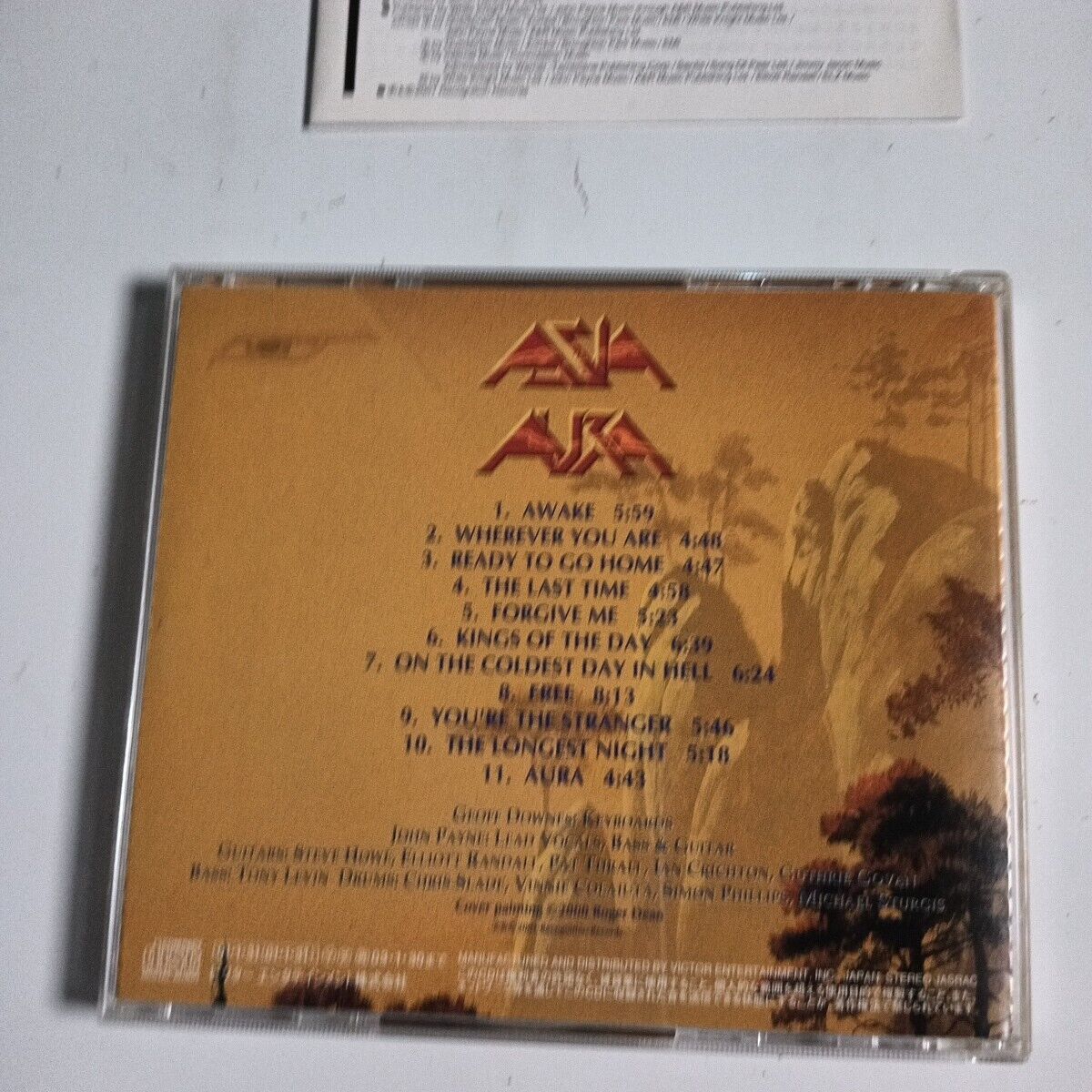 Asia – Aura (CD, 2001) vicp-61250 Japan