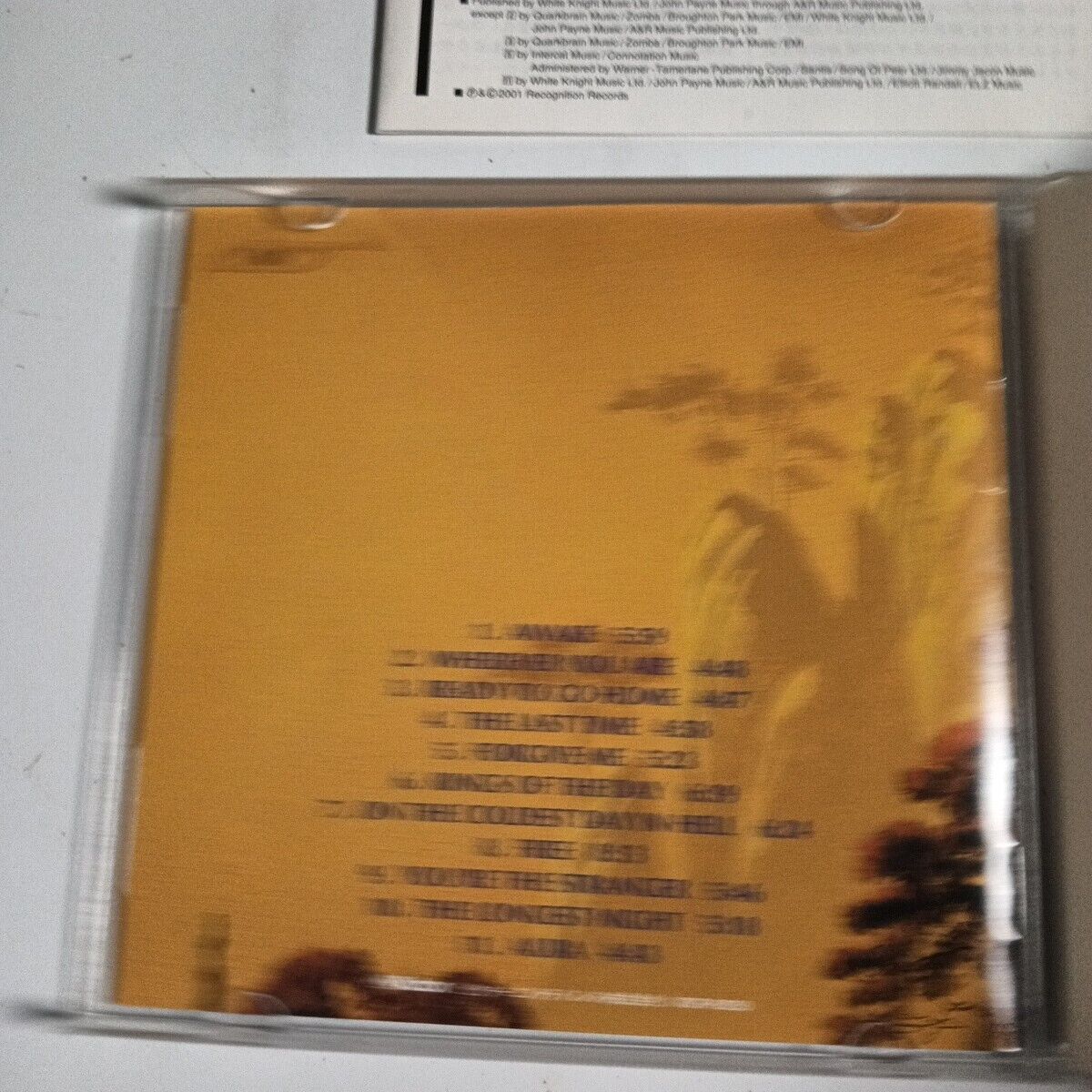 Asia – Aura (CD, 2001) vicp-61250 Japan