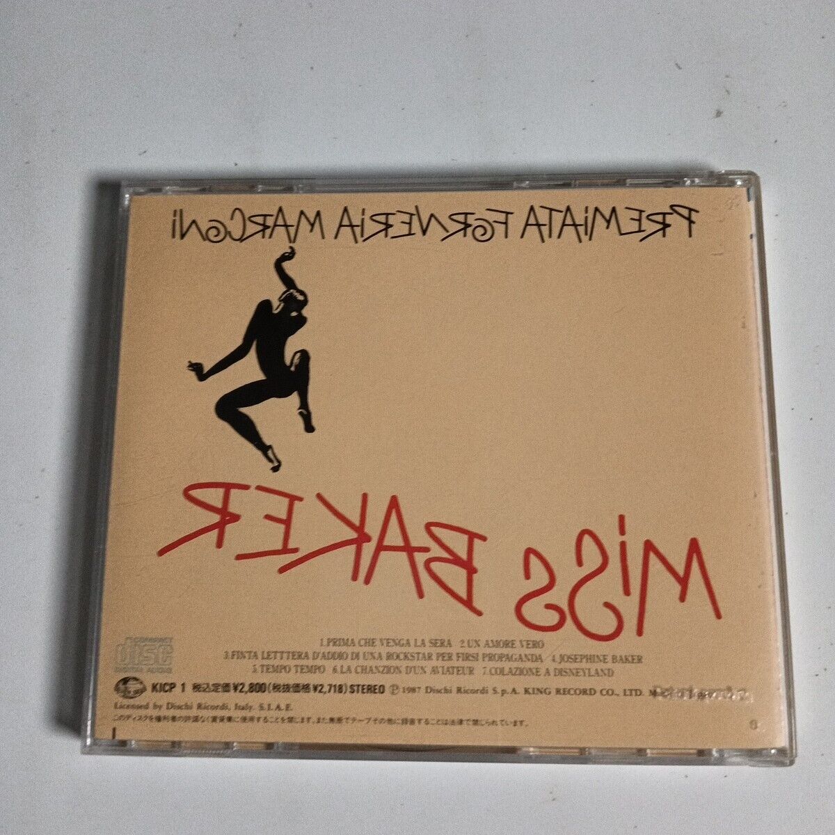 Premiata Forneria Marconi – Miss Baker (CD, 1990) kicp-1 Japan