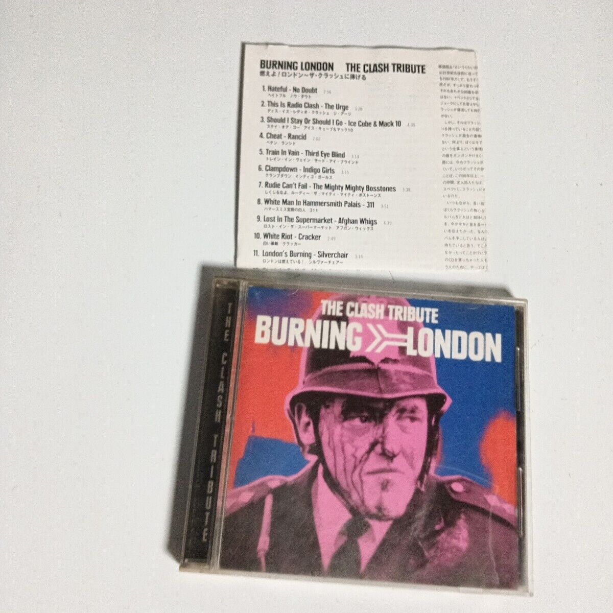 Burning London: The Clash Tribute (CD, 1999) esca-7322 Japan Bonus Track