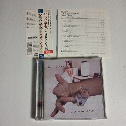 Sonic Youth – A Thousand Leaves (CD, 1998) mvcf-24028 Japan Obi