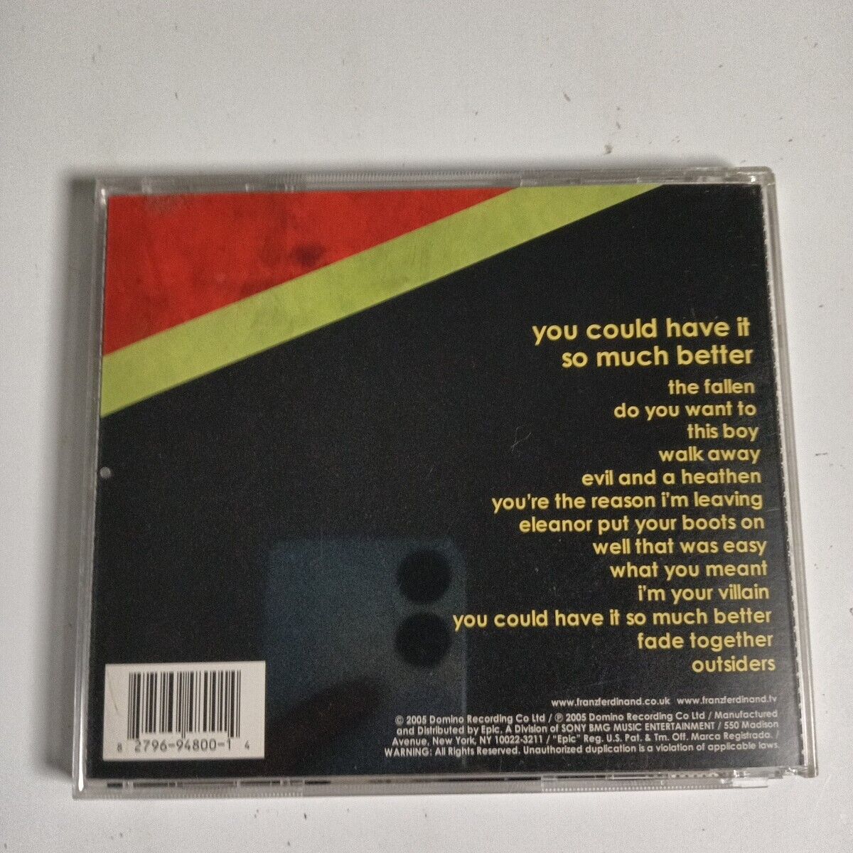 Franz Ferdinand – You Could Have It So Much Better (CD, 2005) EK 94800