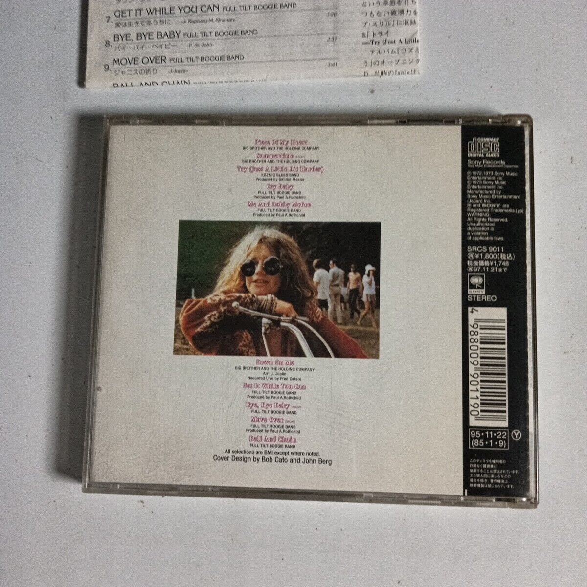 Janis Joplin – Janis Joplin's Greatest Hits (CD, 1995) srcs-9011 Japan