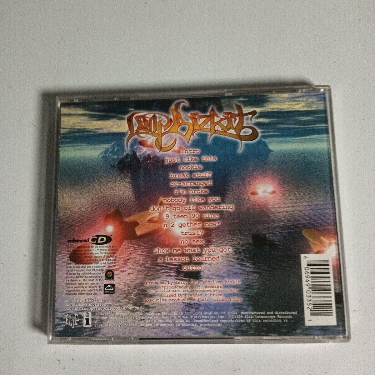 Limp Bizkit – Significant Other (CD, 1999)  INTDE-90335