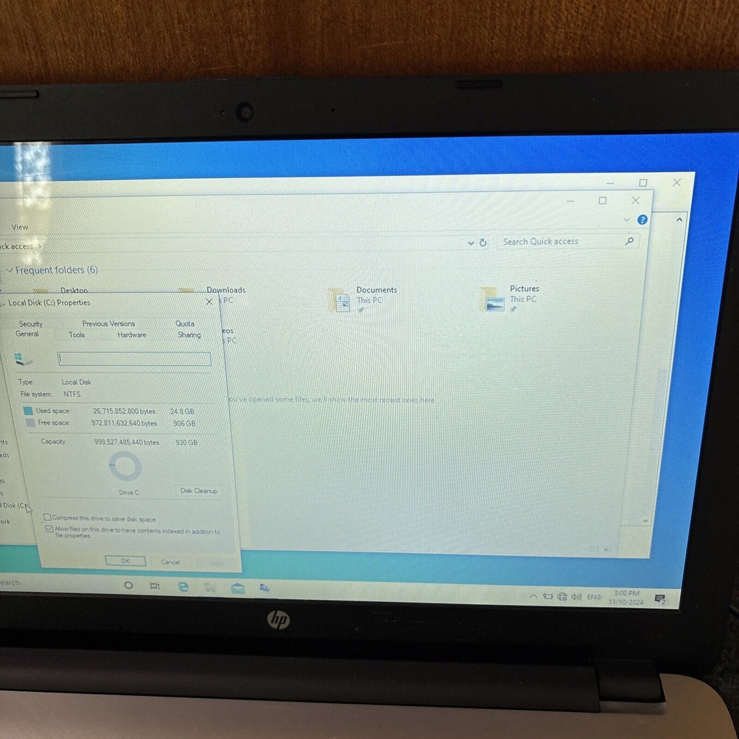 HP Laptop 15.6" Ac607tu i5-4210U 8gb RAM 1TB DVD Drive *Flat Battery*