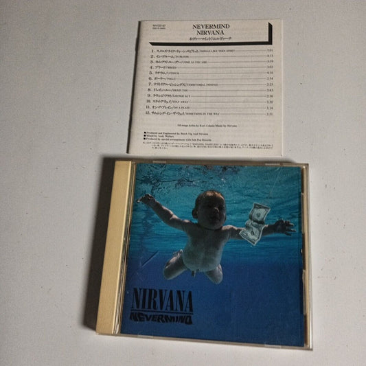 Nirvana – Nevermind (1991, First Release, CD) mvcg-67  Japan
