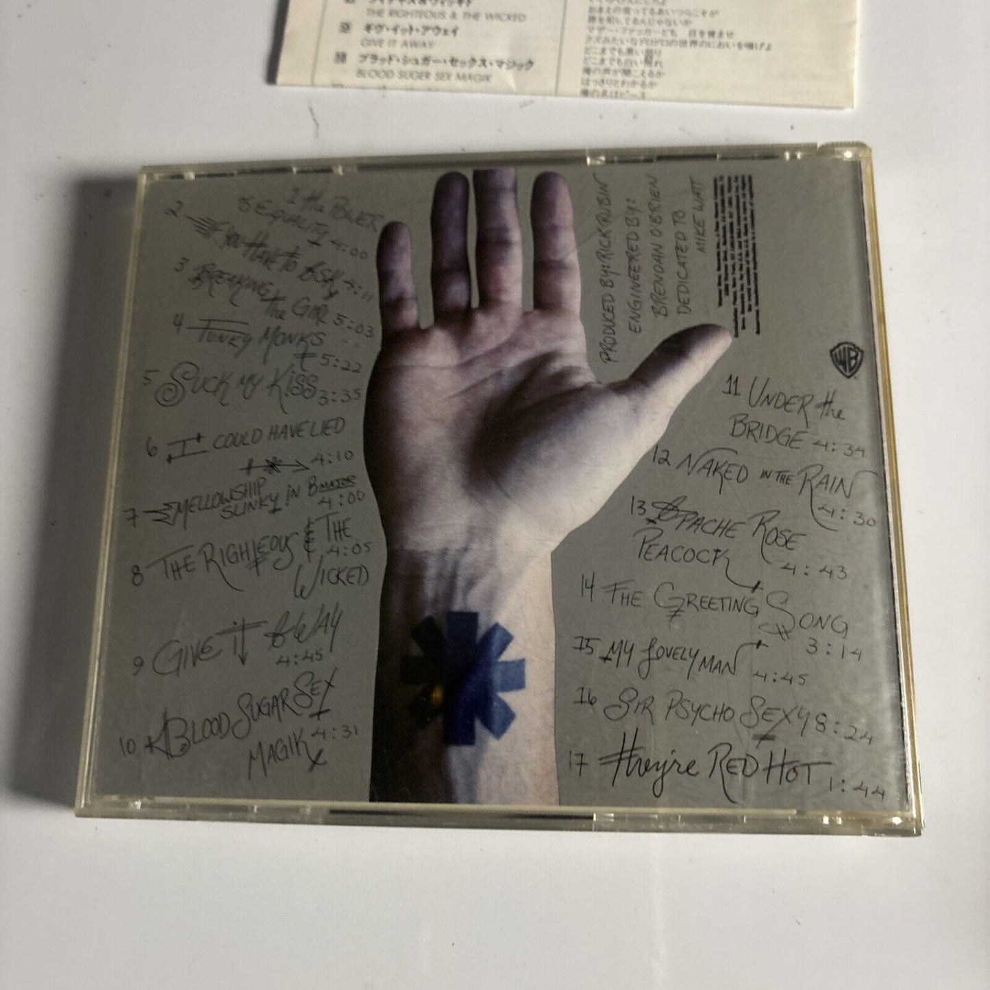 Red Hot Chili Peppers – Blood Sugar Sex Magik (CD, 1991) wpcp-4558 Japan