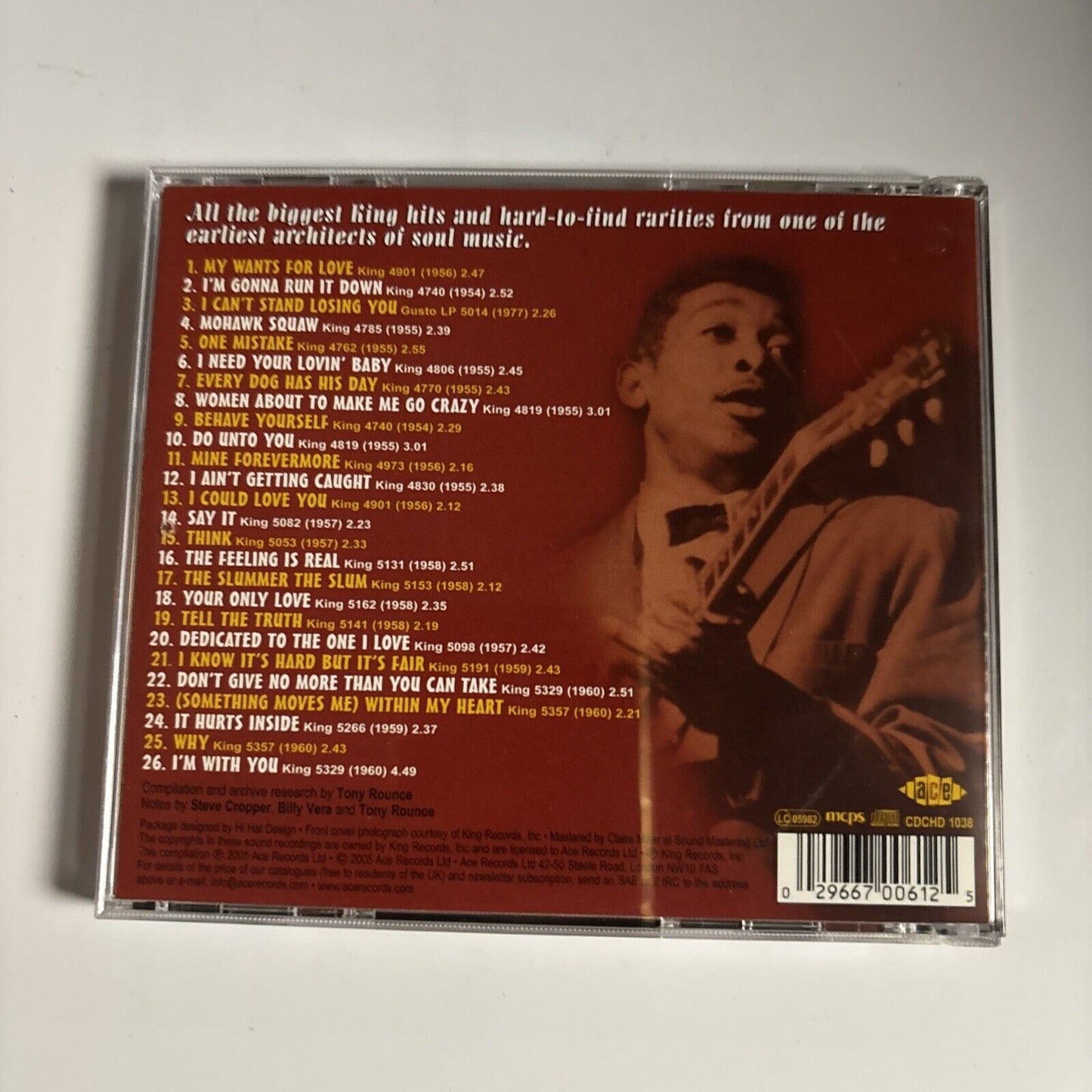 The "5" Royales – It's Hard But It's Fair, The King Hits And Rarities (CD, 2005)