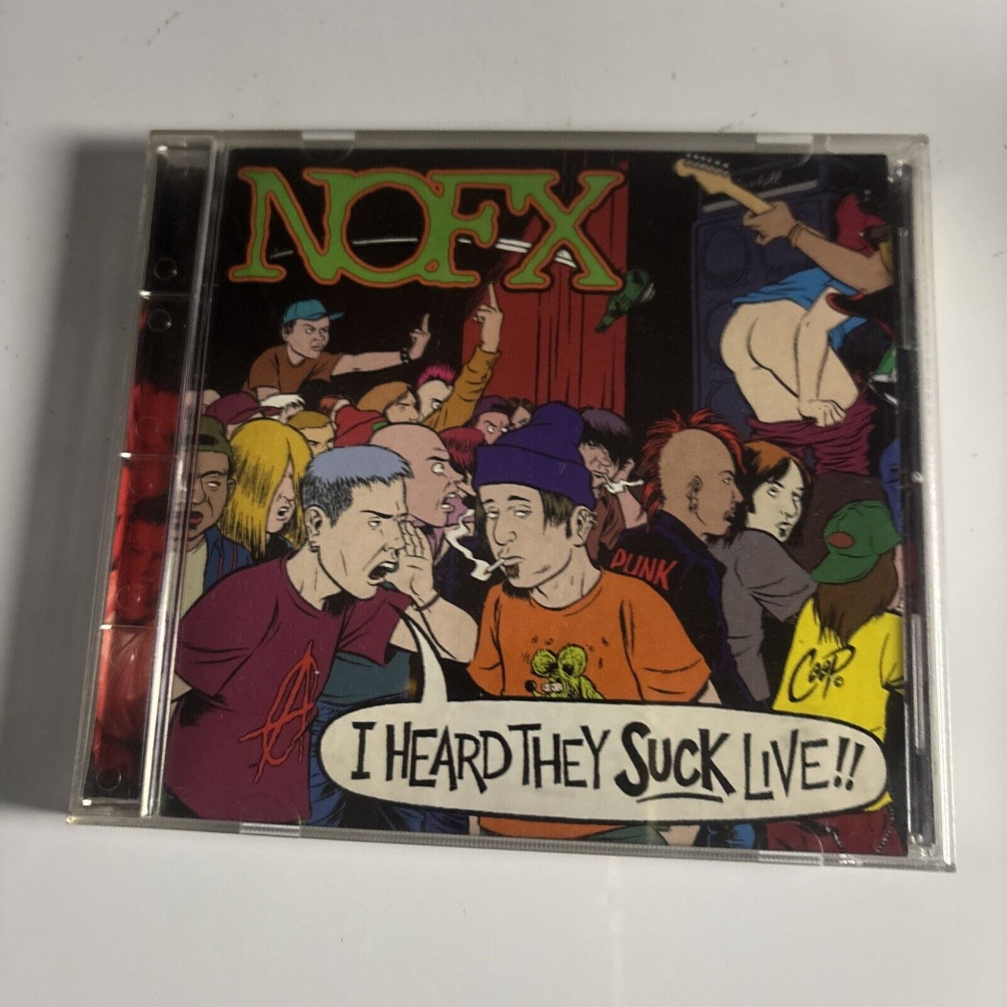 NOFX – I Heard They Suck Live!! (CD, 2012) FAT 0528-2