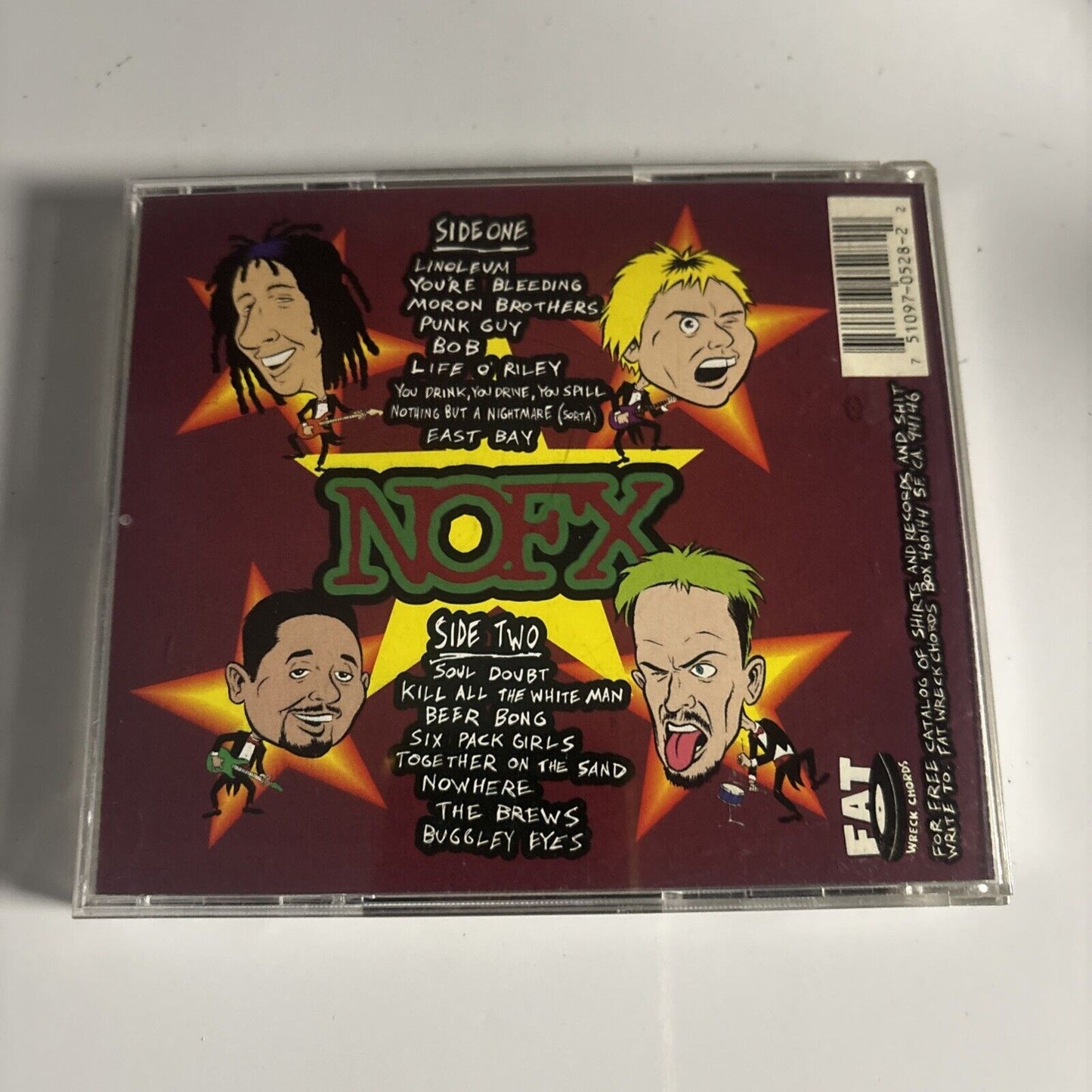 NOFX – I Heard They Suck Live!! (CD, 2012) FAT 0528-2