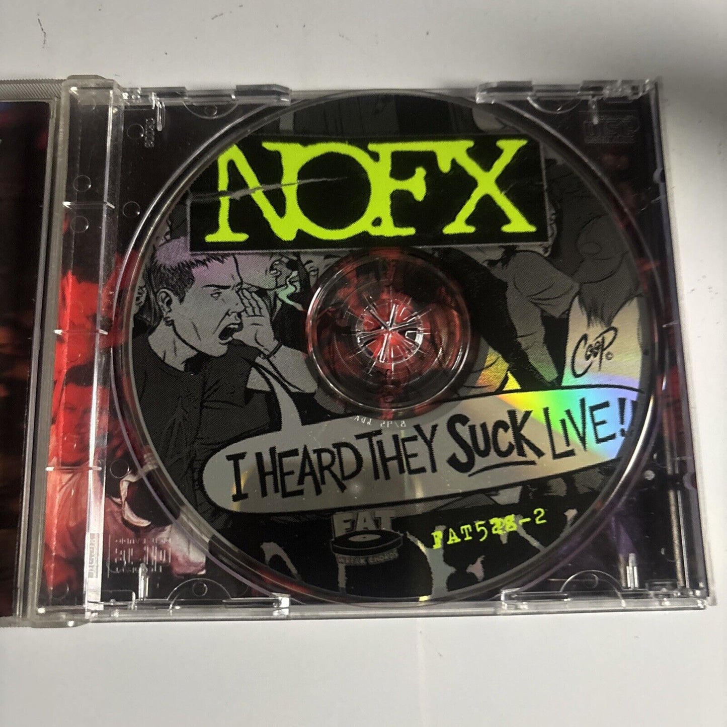 NOFX – I Heard They Suck Live!! (CD, 2012) FAT 0528-2