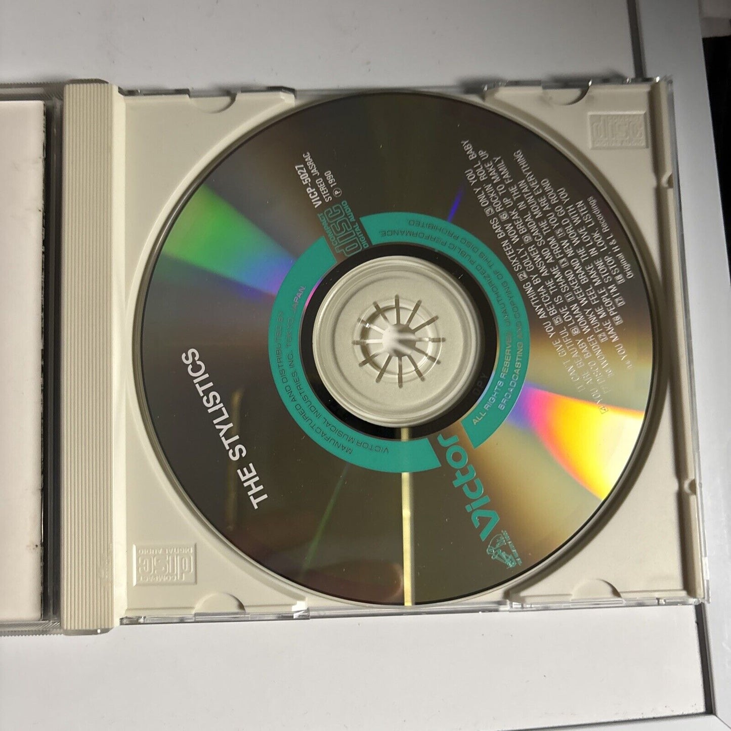 The Stylistics – The Stylistics (CD, 1994) vicp-5027 Japan