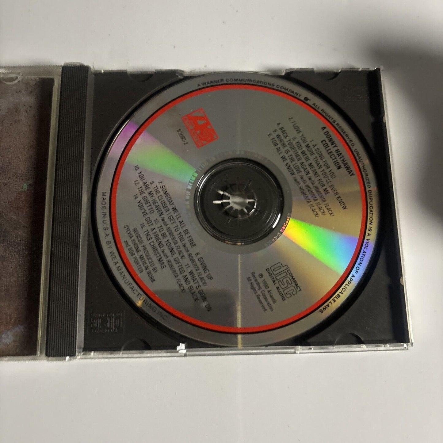 Donny Hathaway - A Donny Hathaway Collection (CD, 1990) 7 82092-2