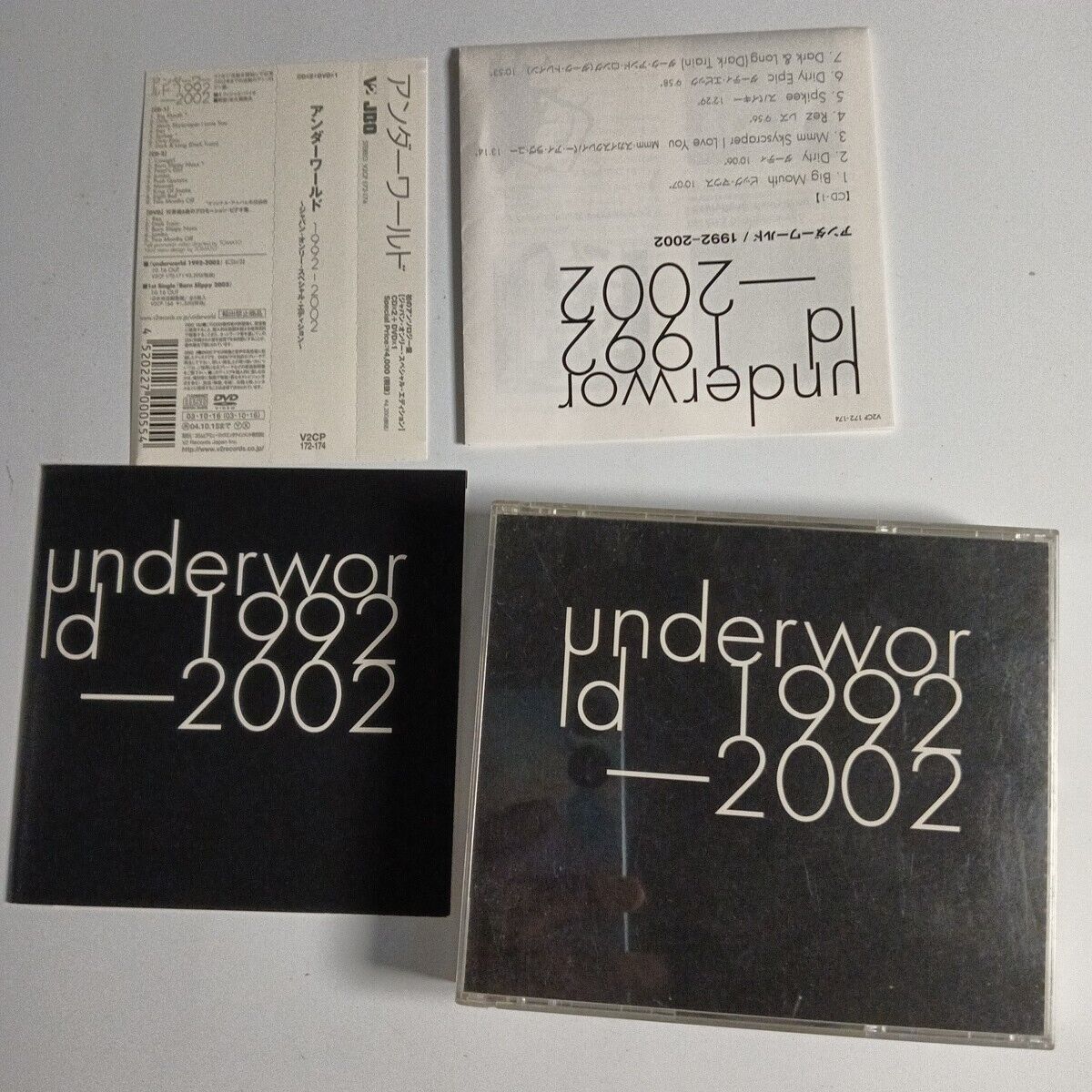 Underworld – 1992-2002 (CD, 2003, 2-Disc) v2cp-172-174 Japan obi