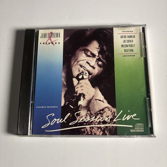 James Brown & Friends - Soul Session Live (CD, 1990) 5214-2-SB