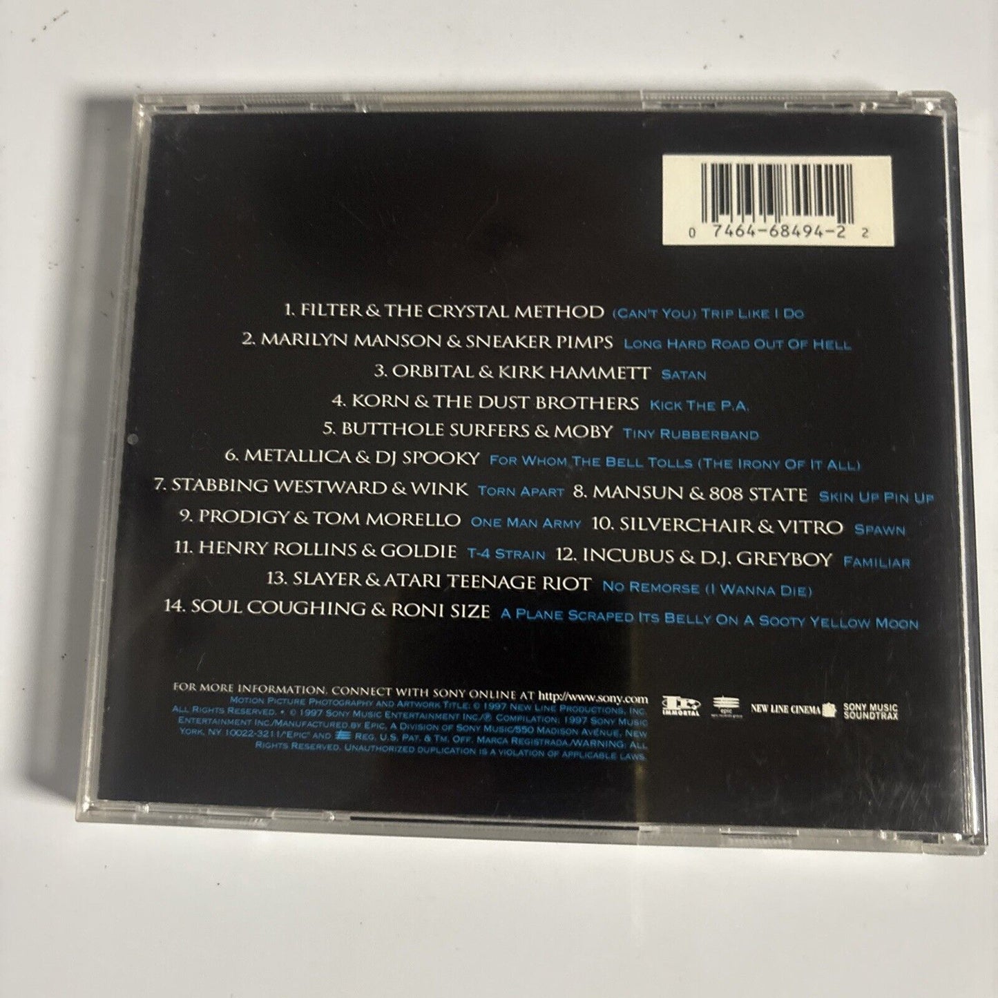 Spawn The Album - Music From The Motion Picture (CD, 1997) EK 68494