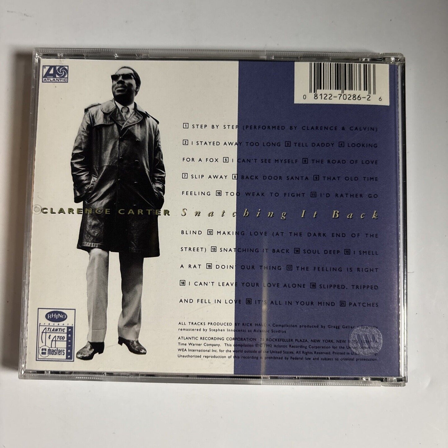 Clarence Carter - Snatching It Back: The Best Of Clarence Carter (CD, 1992)