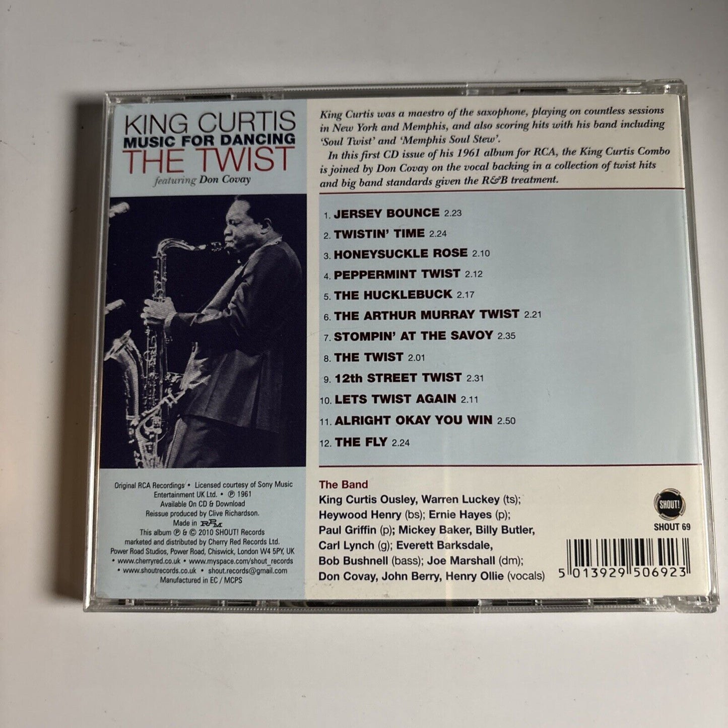 King Curtis – Music For Dancing The Twist! (CD, 2010) SHOUT 69