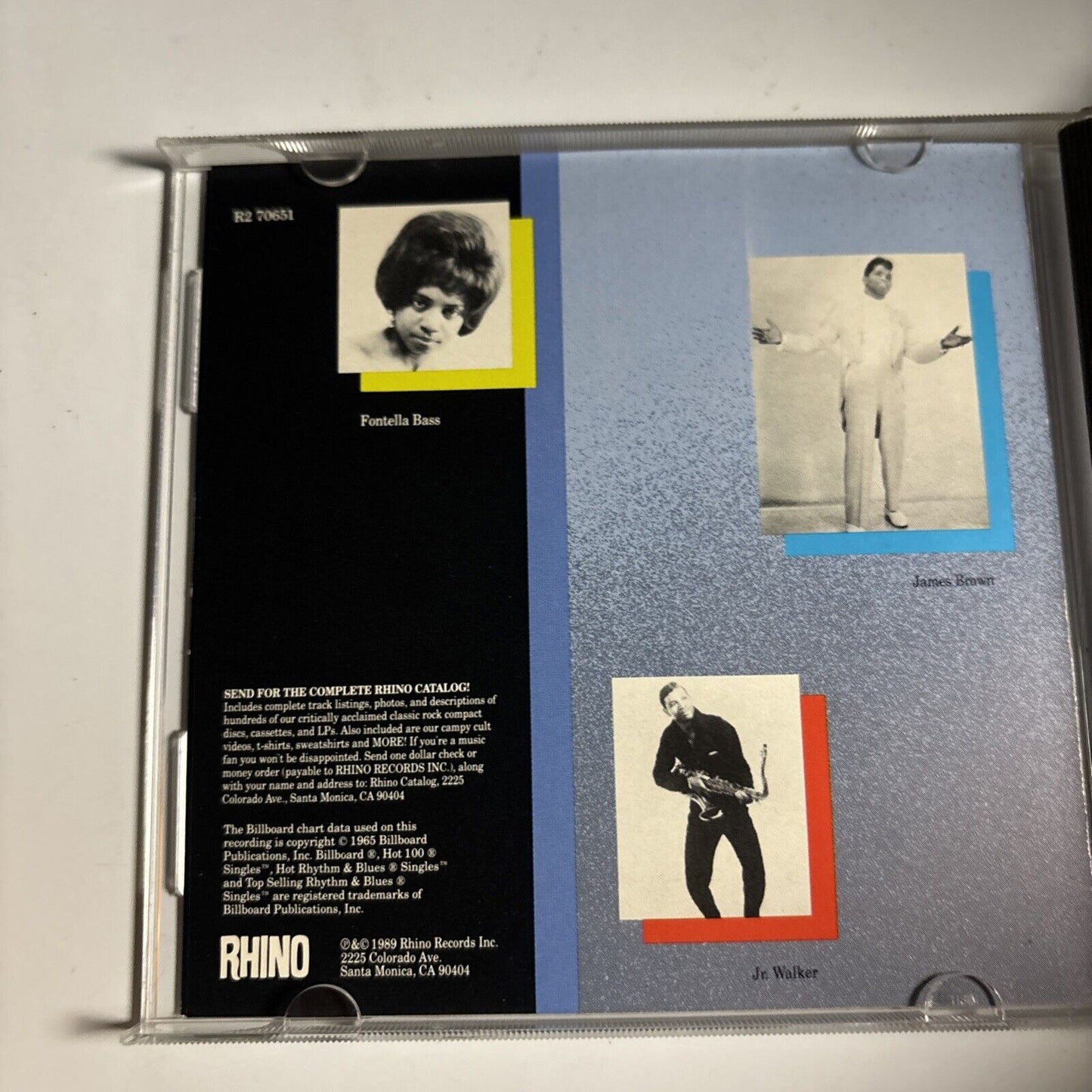 Billboard Top R&B Hits - 1965 (CD, 1989) R2 70651