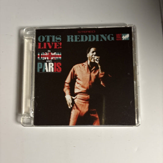 Otis Redding – Live! In London And Paris (CD, 2008) Super Jewel Case
