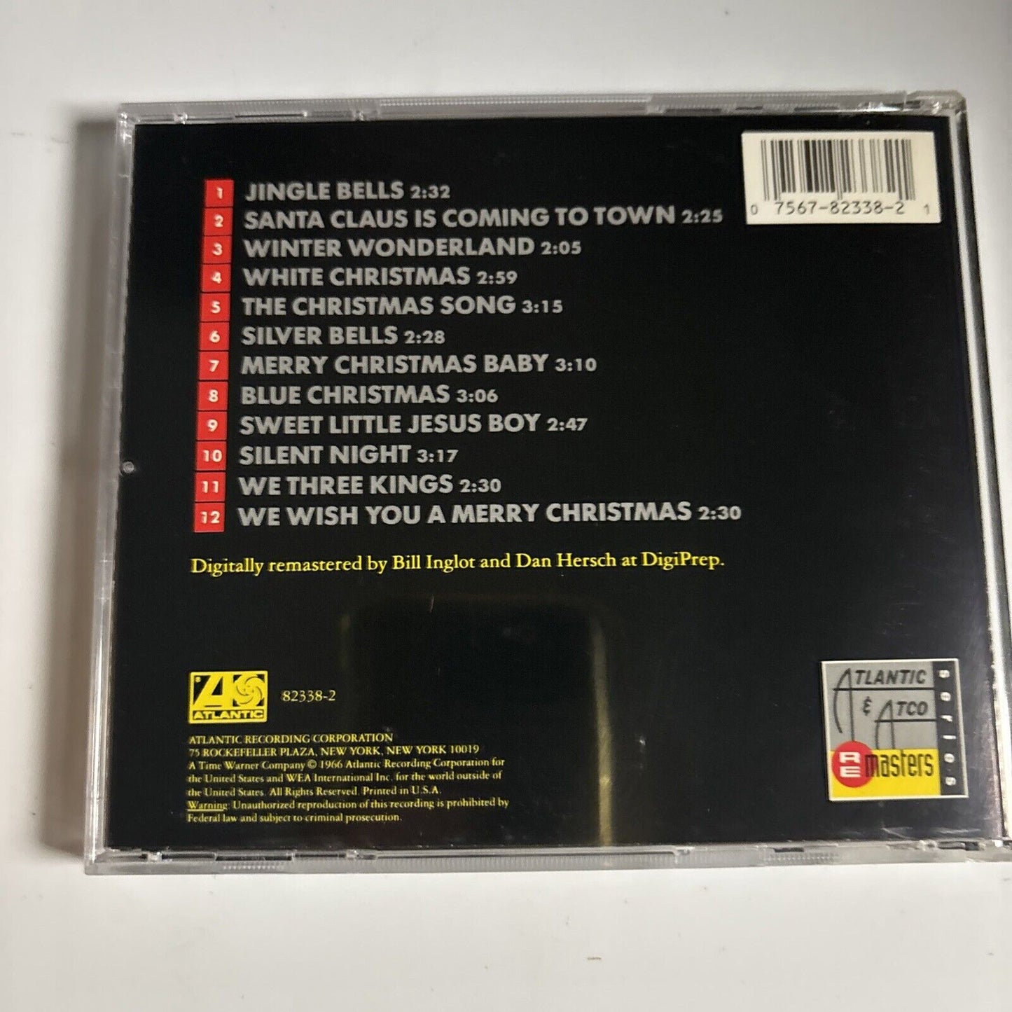 Booker T & The MG's – In The Christmas Spirit (CD, 1991) 7 82338-2