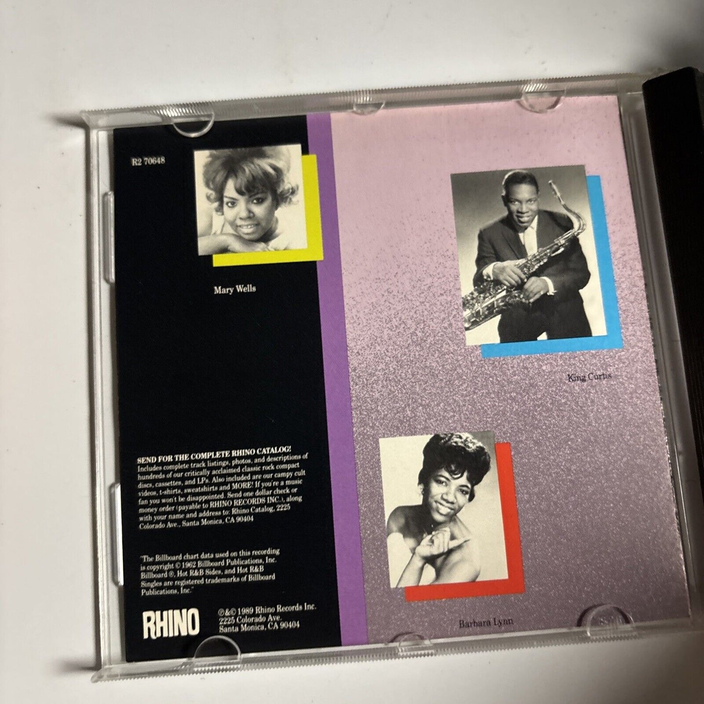 Billboard Top R&B Hits - 1962 (CD, 1988) R2 70648