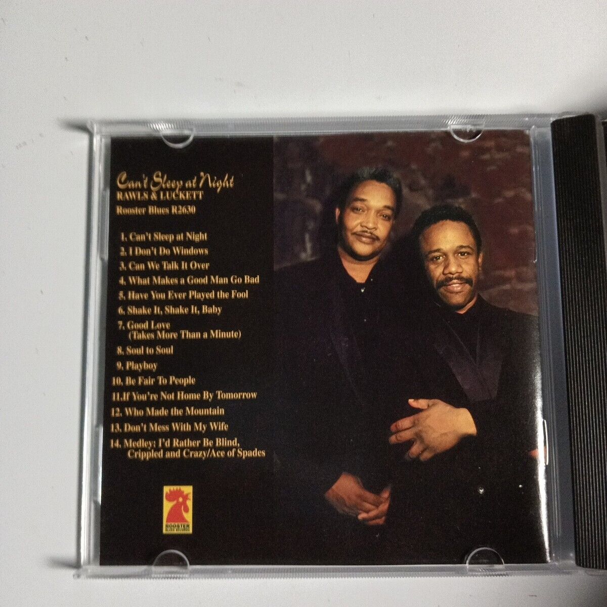 Rawls & Luckett – Can't Sleep At Night (CD, 1994) R2630