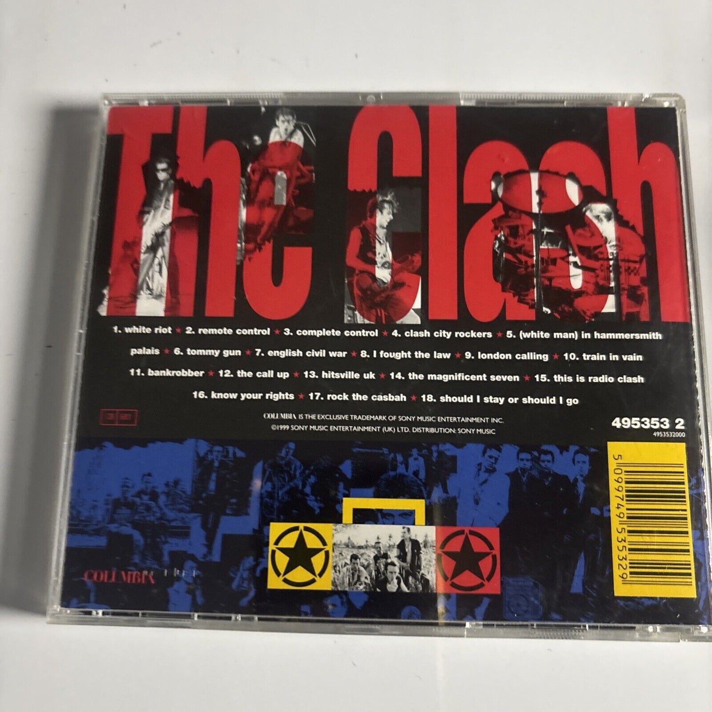 The Clash - The Singles (CD, 1999) Columbia 495353 2